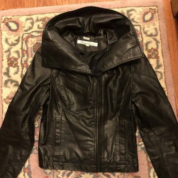 Kenneth Cole Leather Jacket - Picture 2 of 9